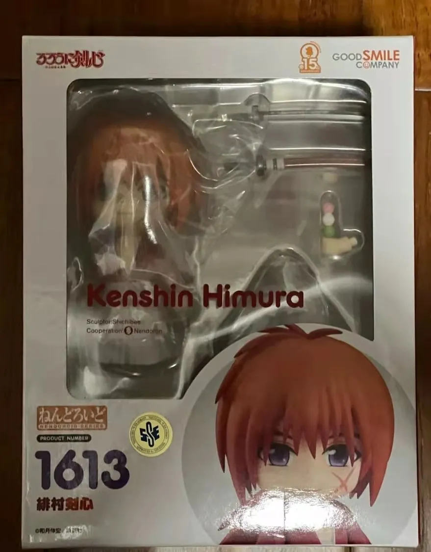 100% Original: Kenshin Himura Q Version Figma PVC Action Figure - Anime Figure