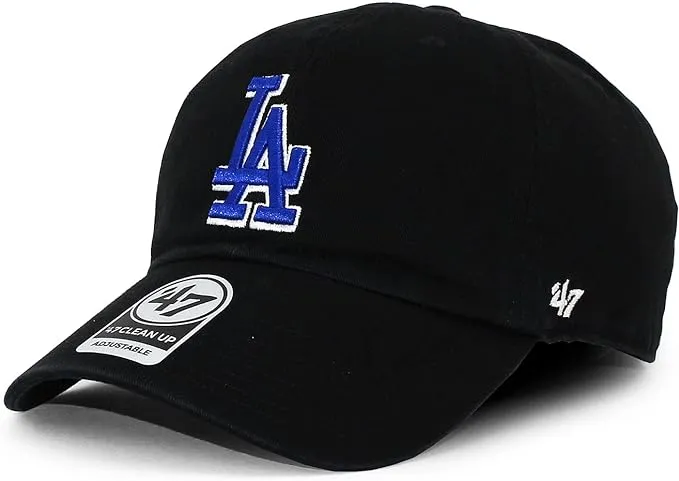 47 Brand Los Angeles LA Dodgers Clean Up Hat Cap