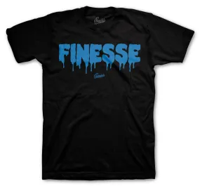 700 Bright Cyan Shirt - Finesse - Black