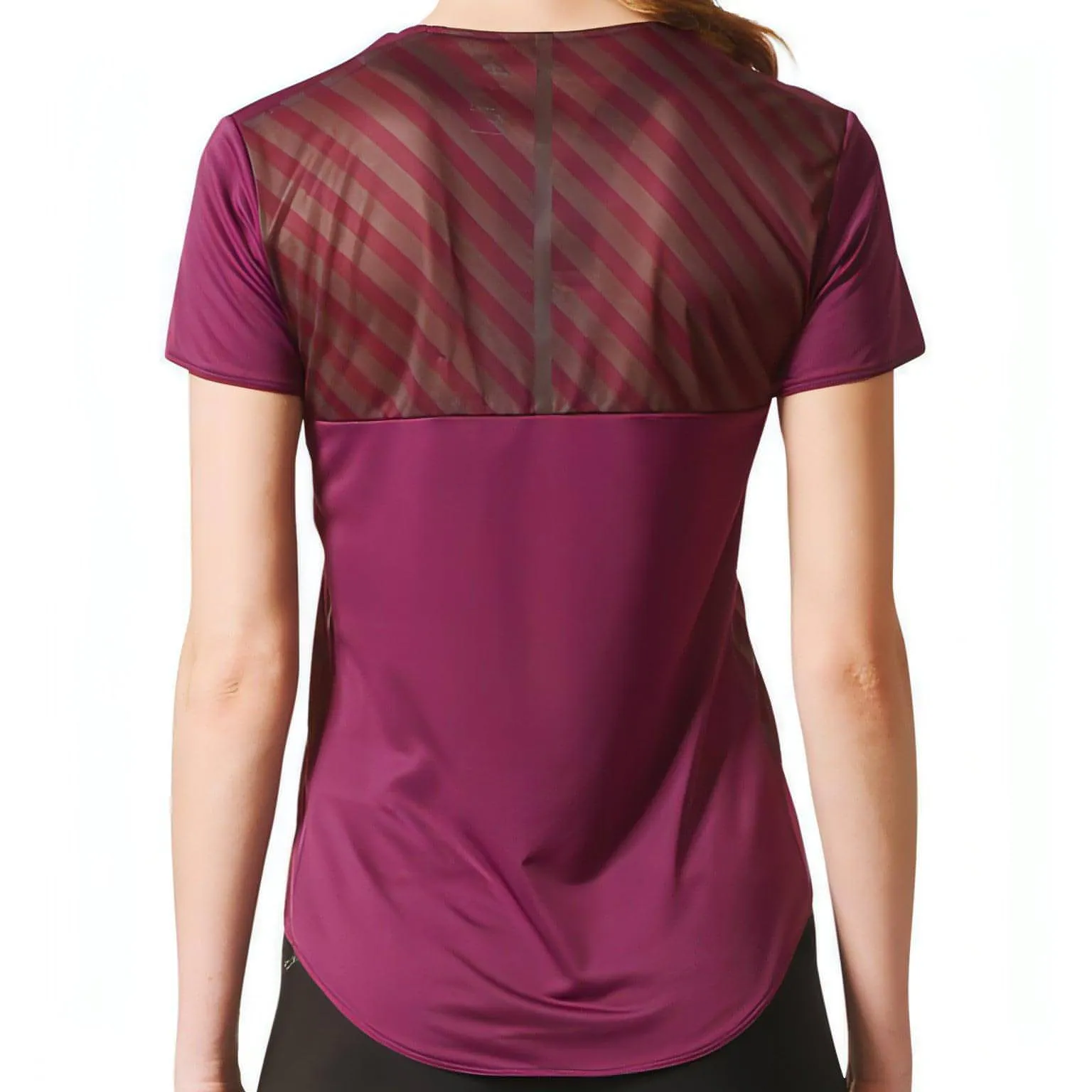 adidas Adizero Short Sleeve Womens Running Top - Purple