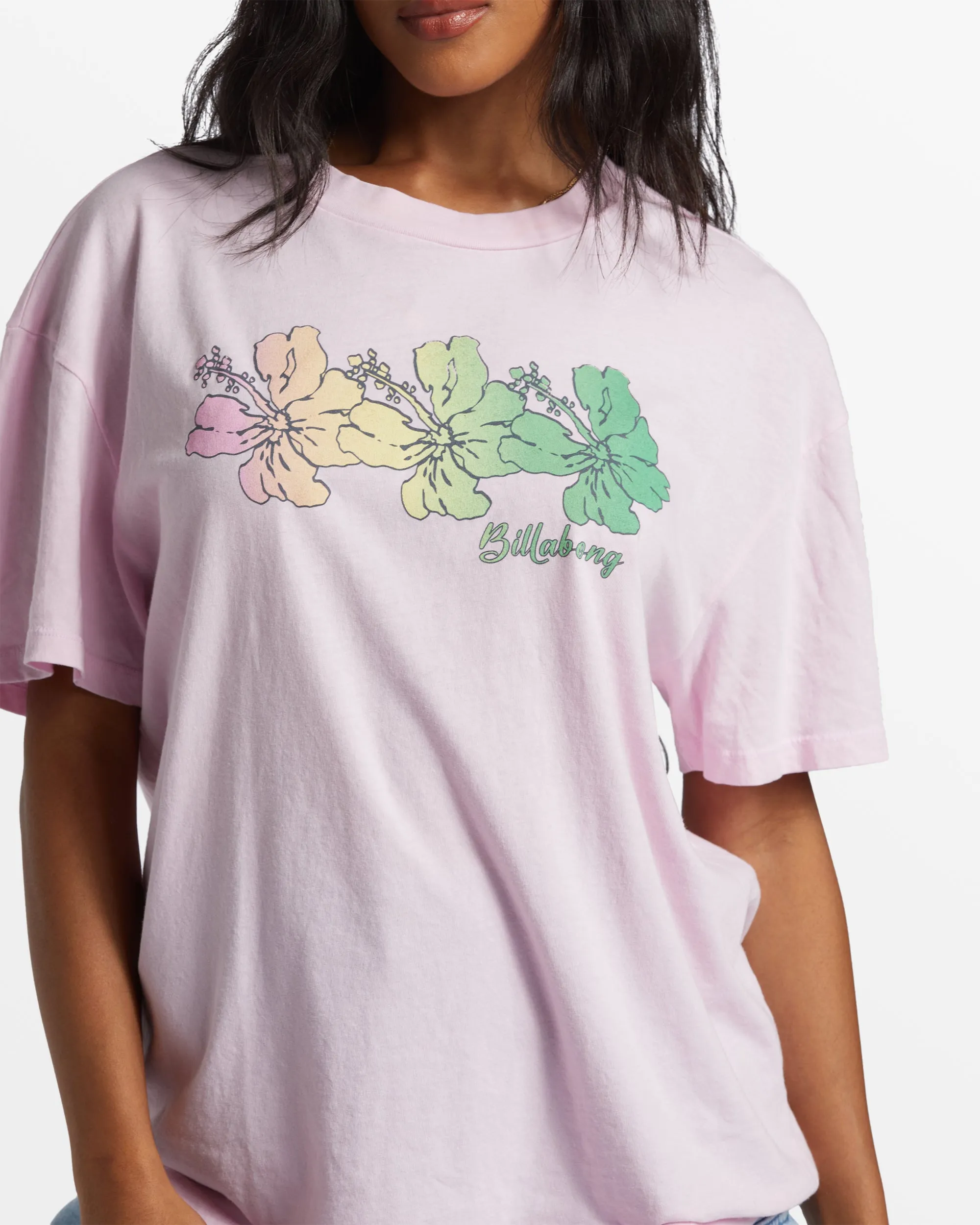 Aloha All Day Oversized T-Shirt - Sweet Pink