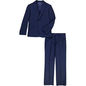 American Exchange Boys 3 Piece Slim Suit_Cobalt Blue SD040