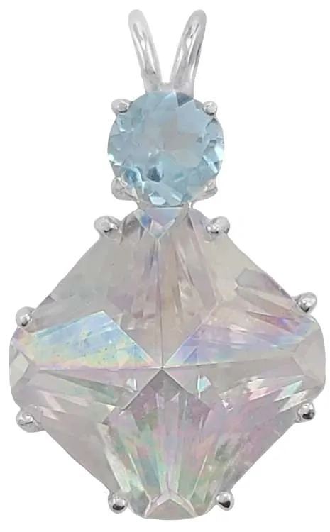 Angel Aura Regular Magician Stone? with Round Blue Topaz