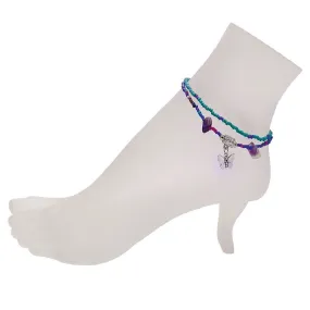 Anklet - Multi Strand With Charm