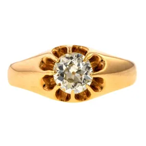 Antique Belcher Set Diamond Ring, 0.43ct.