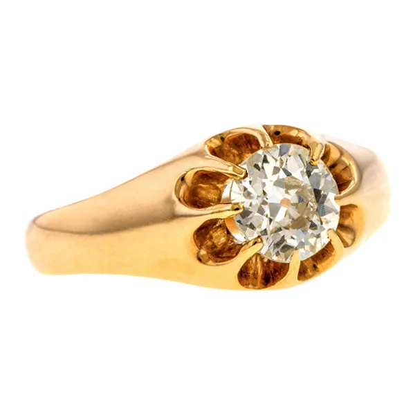 Antique Belcher Set Diamond Ring, 0.43ct.