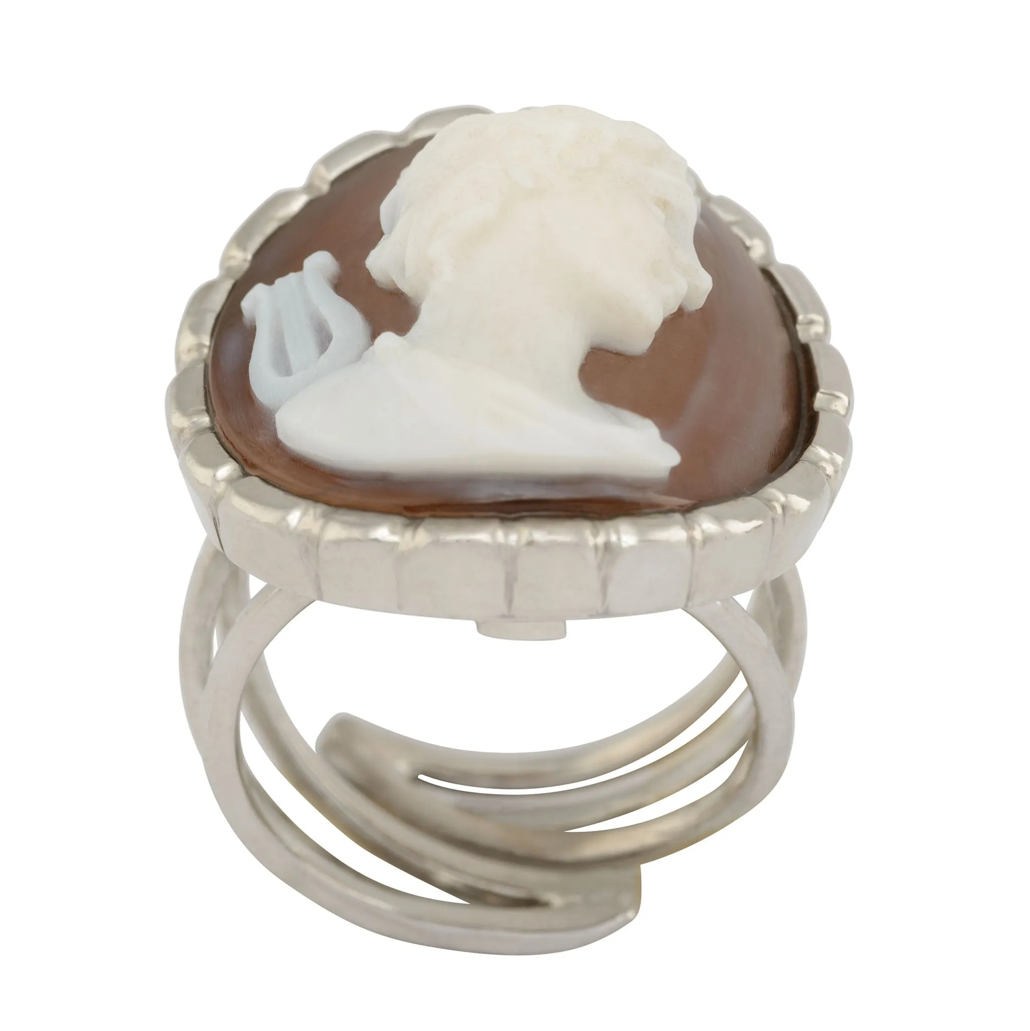 Apollo with Lyre Cameo Ring