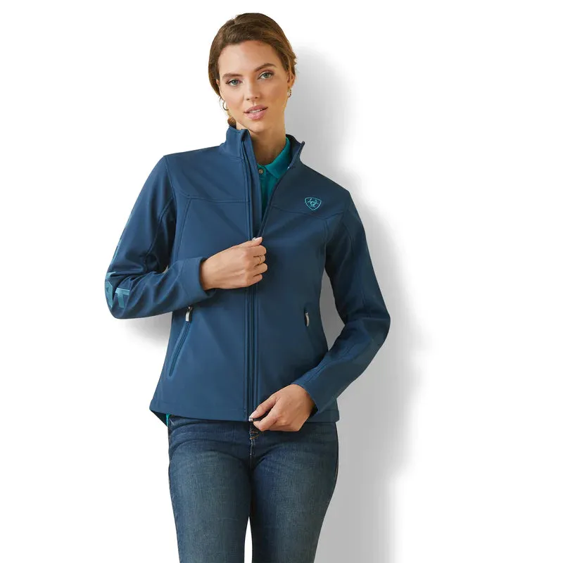 Ariat Womens New Team Softshell Jacket - Deep Petroleum