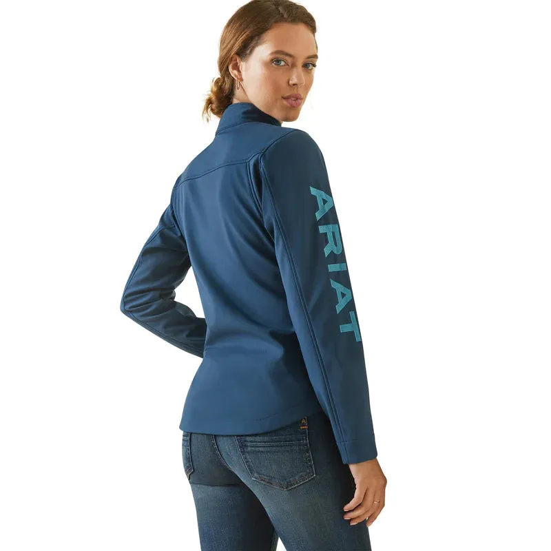 Ariat Womens New Team Softshell Jacket - Deep Petroleum