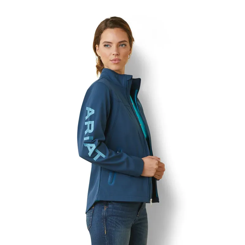 Ariat Womens New Team Softshell Jacket - Deep Petroleum