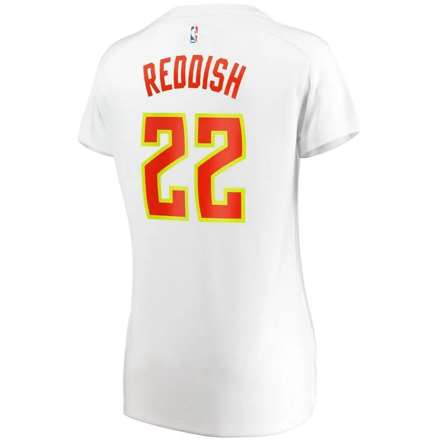 Atlanta Hawks Cam Reddish Fanatics Branded Replica Fast Break Association Jersey Womens - White | Ireland Y0096M6