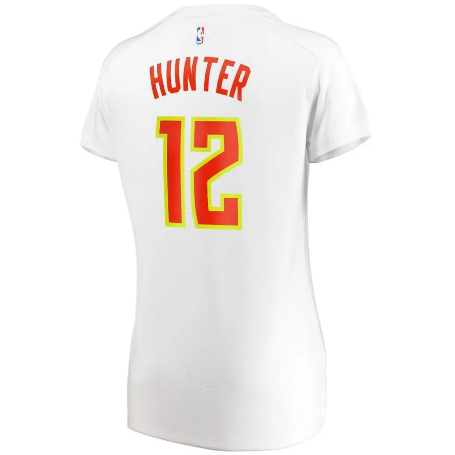 Atlanta Hawks De'Andre Hunter Fanatics Branded Replica Fast Break Association Jersey Womens - White | Ireland Q3645H6