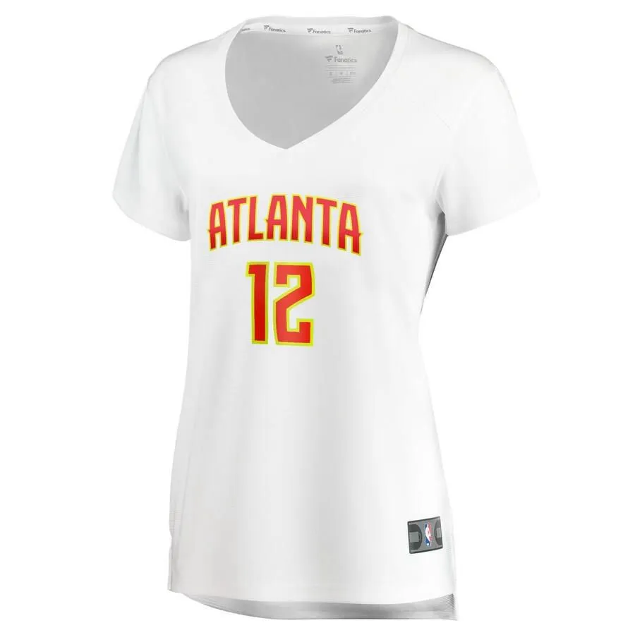 Atlanta Hawks De'Andre Hunter Fanatics Branded Replica Fast Break Association Jersey Womens - White | Ireland Q3645H6