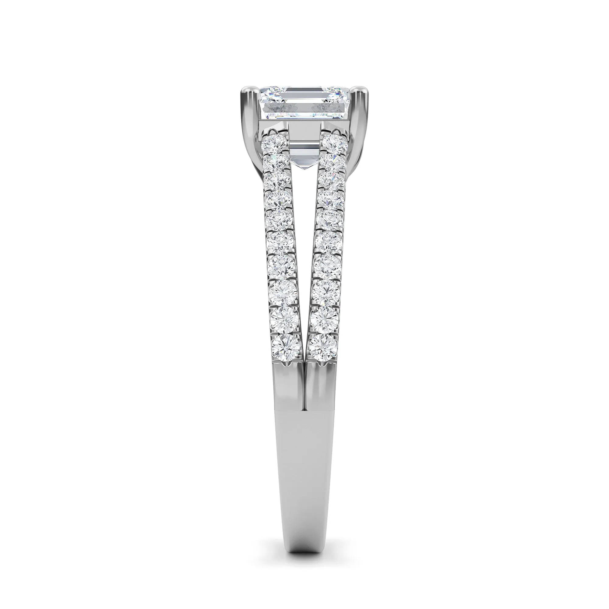 AUTRE - 14k White Gold 2.00ct Lab Grown Diamond Engagement Ring