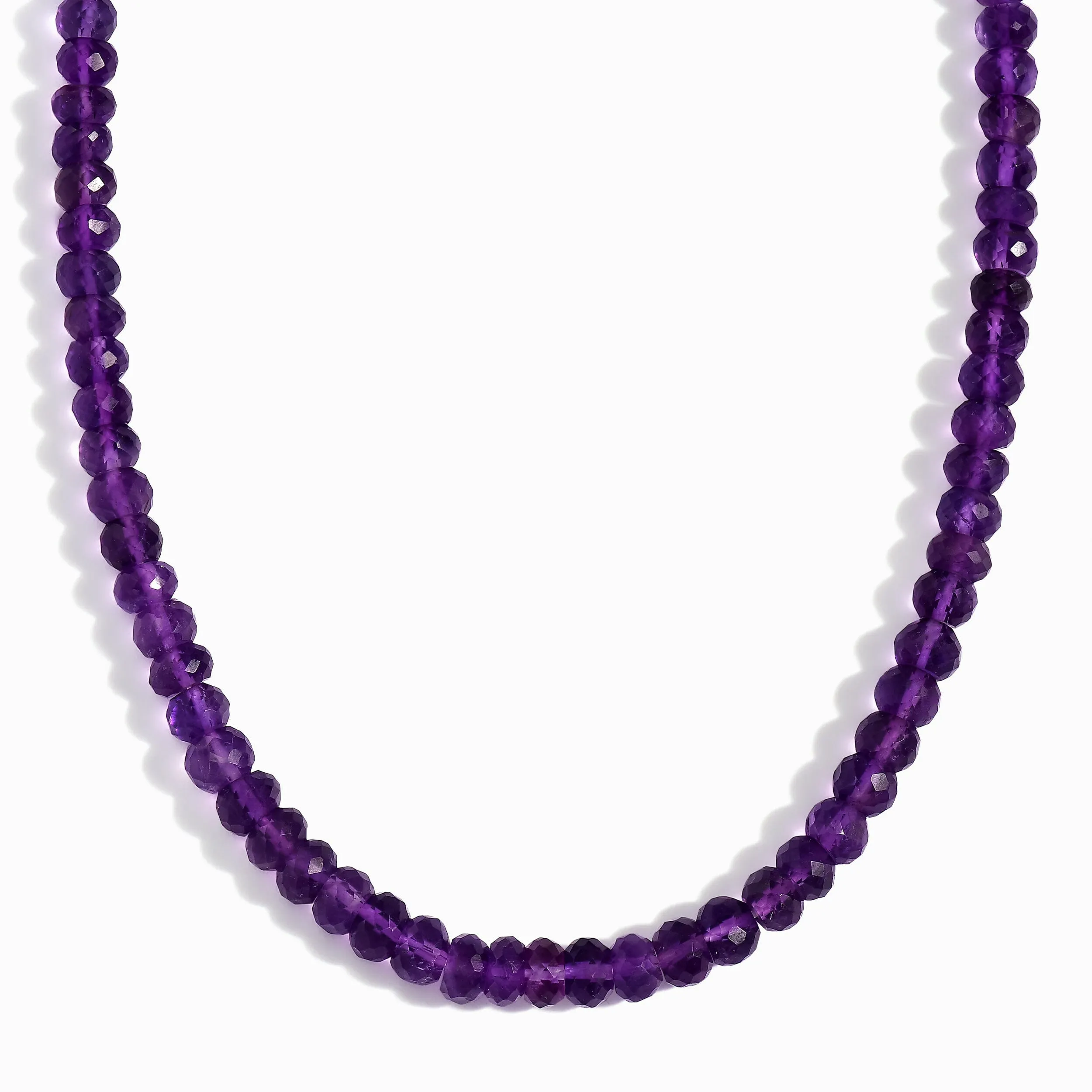 Beads Necklace - Amethyst