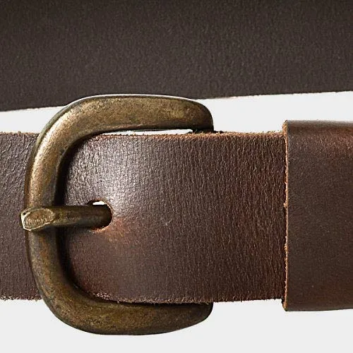 BELT - SINGLE PIN - D-BROWN