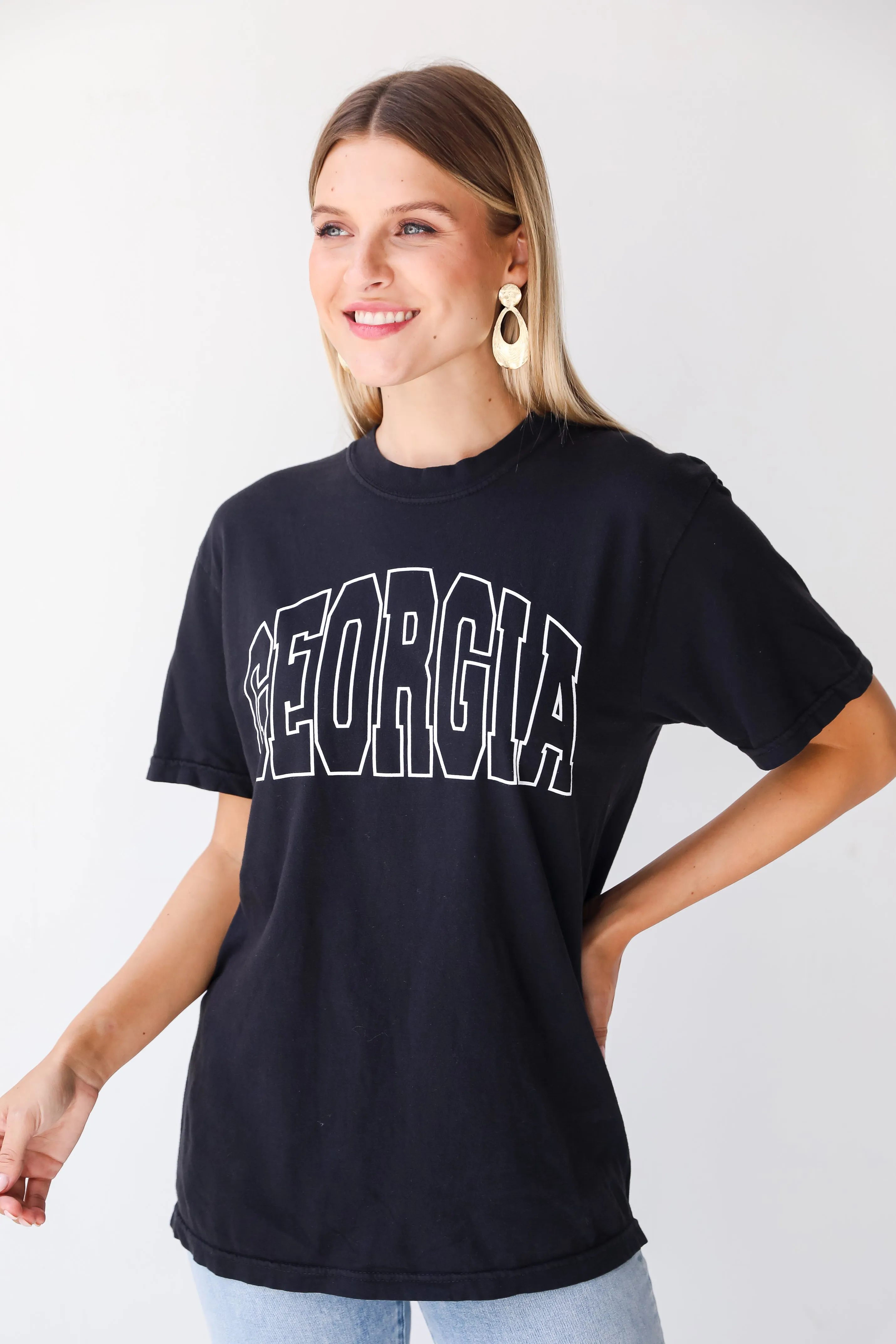 Black Georgia Tee