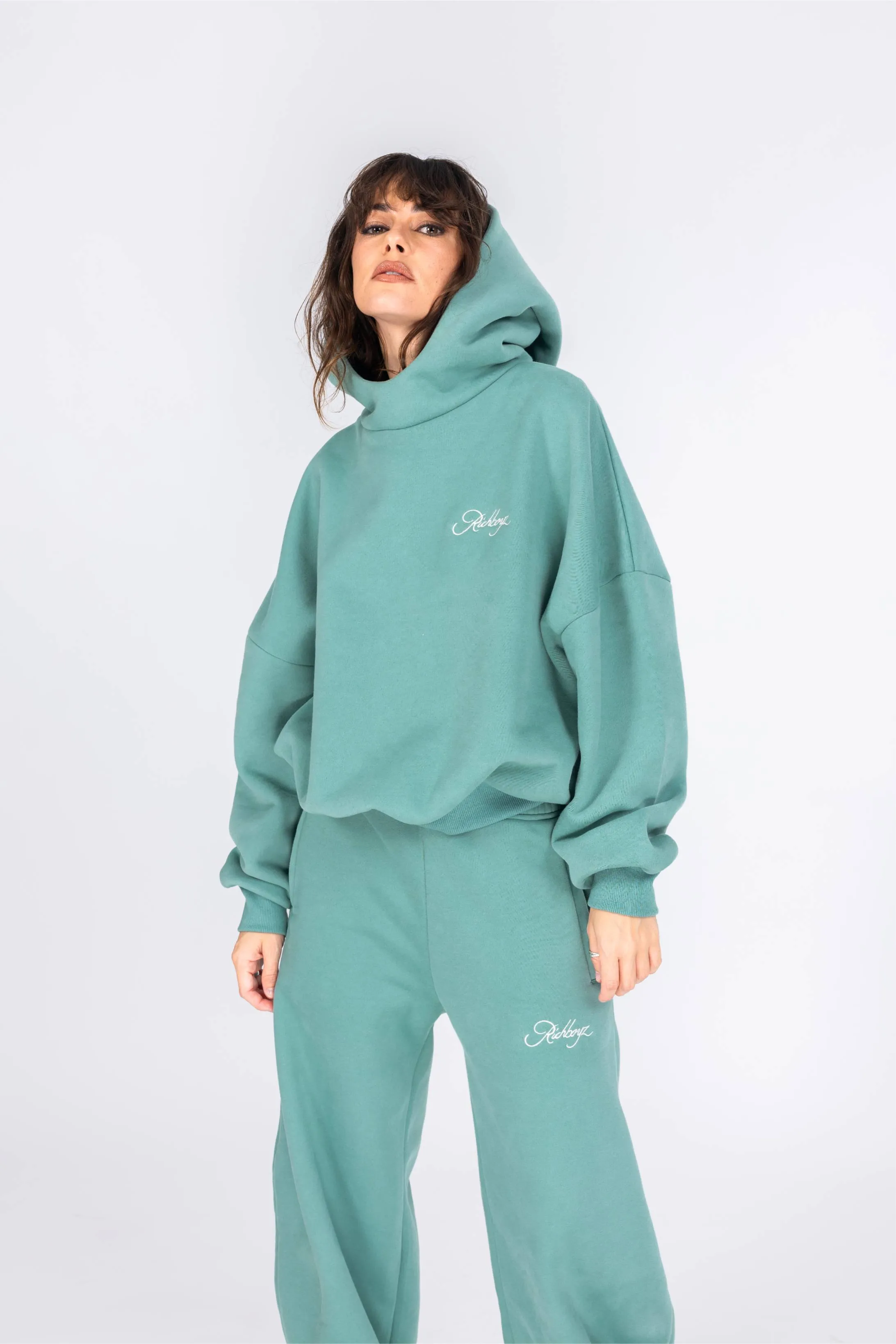 Box Hoodie - Jade