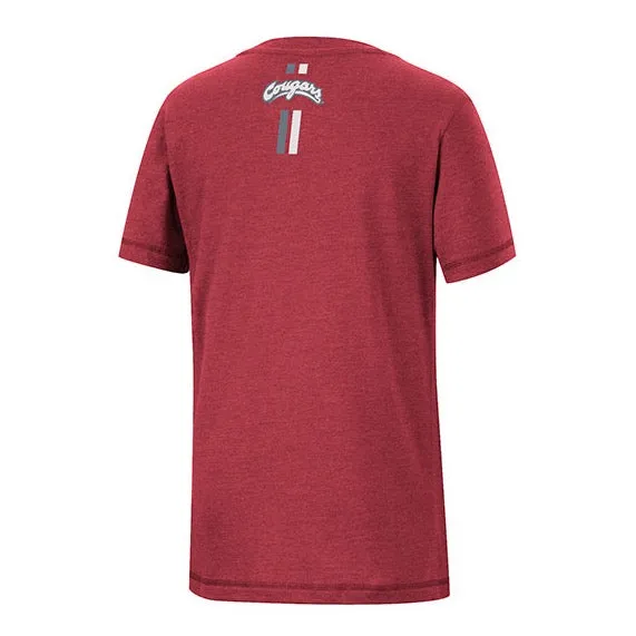 Colosseum Crimson Youth Washington State Short Sleeve Shirt