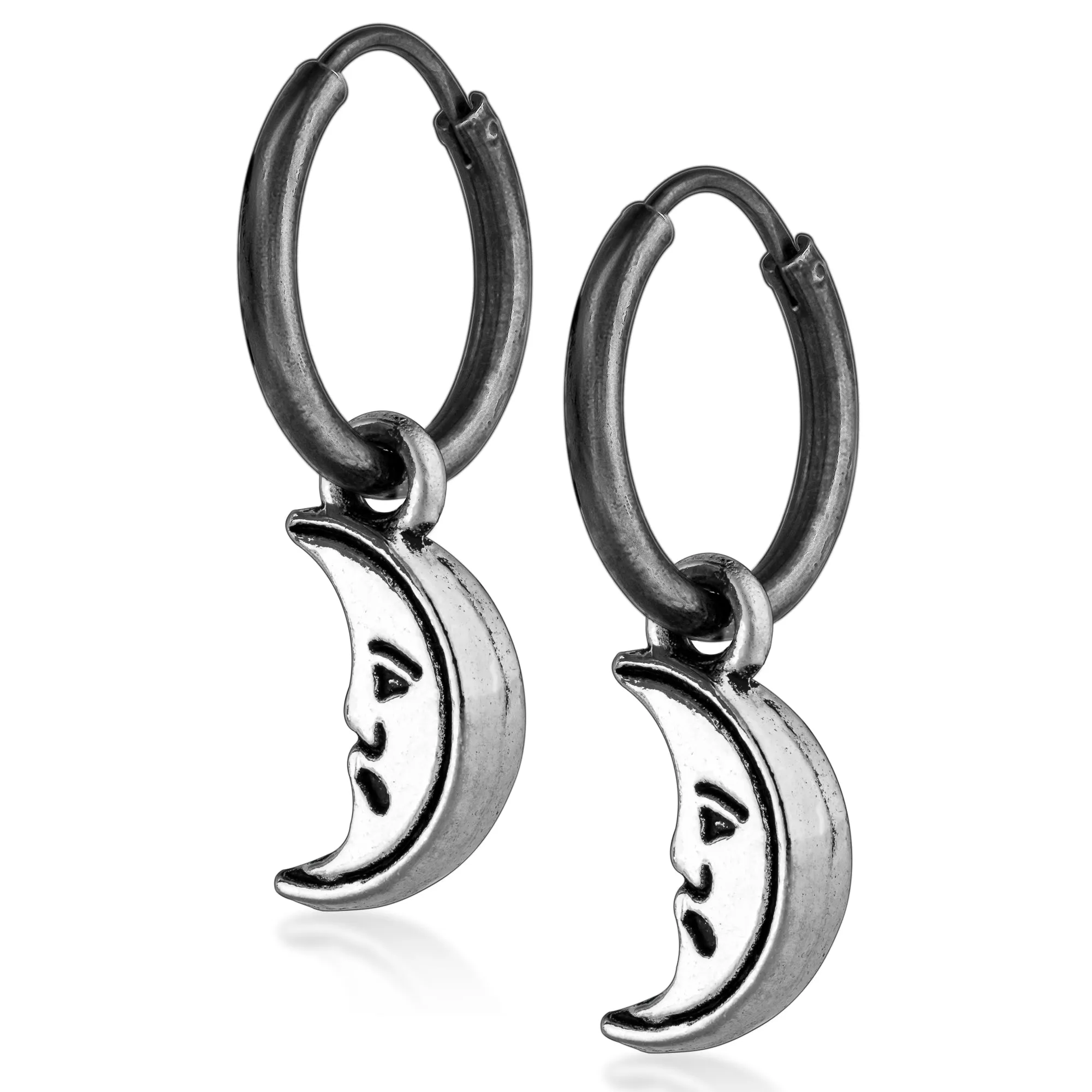 Crescent Earring for men - Stylish Dangle Earring for Men