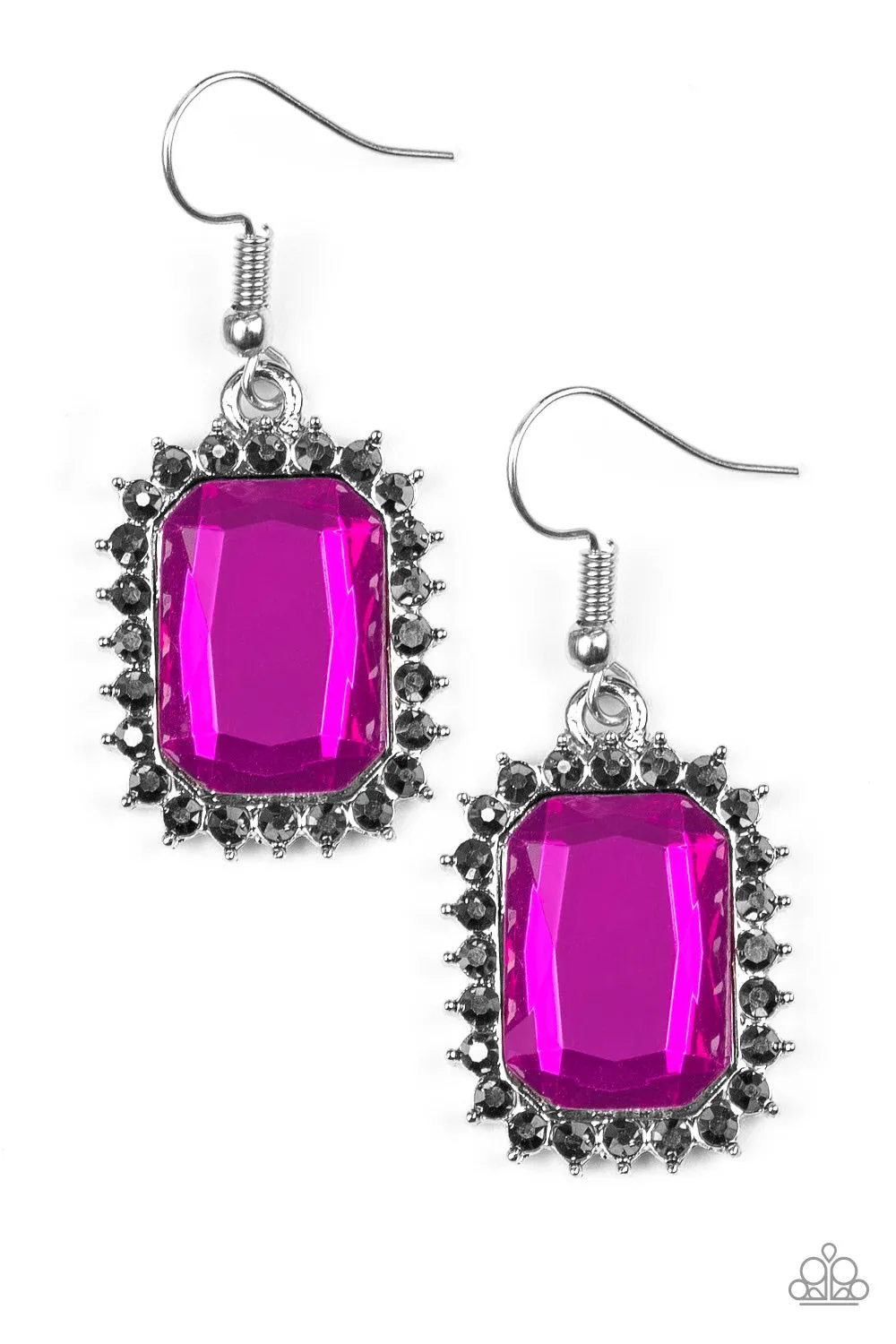 Downtown Dapper Pink-Earrings