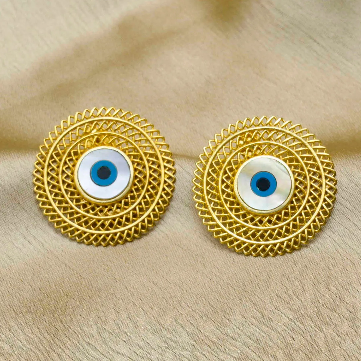 Eye Protect Stud Earrings