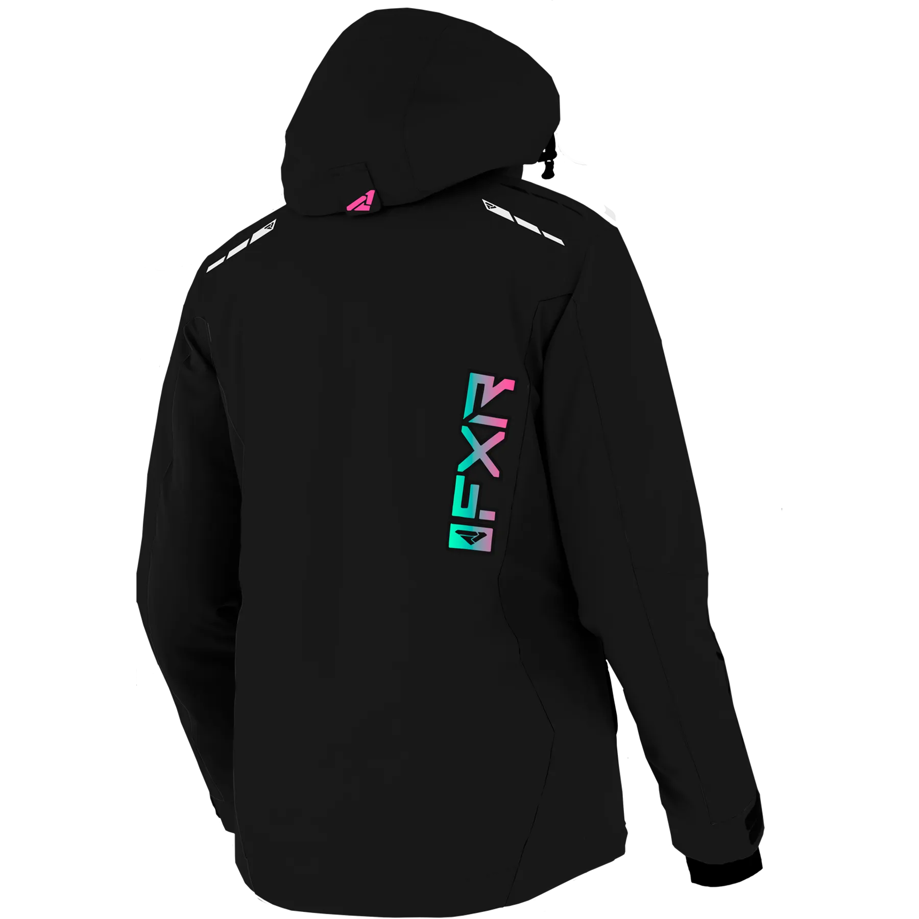 FXR Evo FX Womens Jacket Black/Mint/Electric Pink Fade