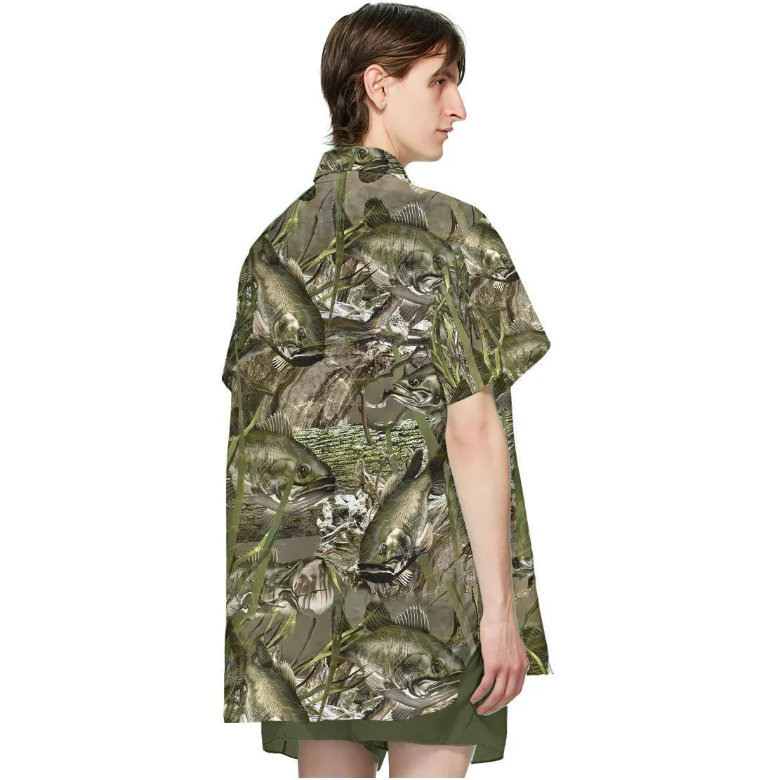 Gearhuman 3D Camo Fishing Hawaii Shirt