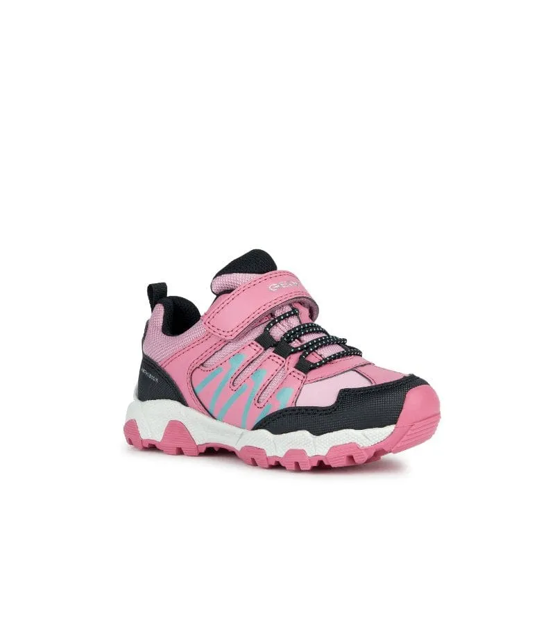 Geox Junior Girls Pink Runners J264LA