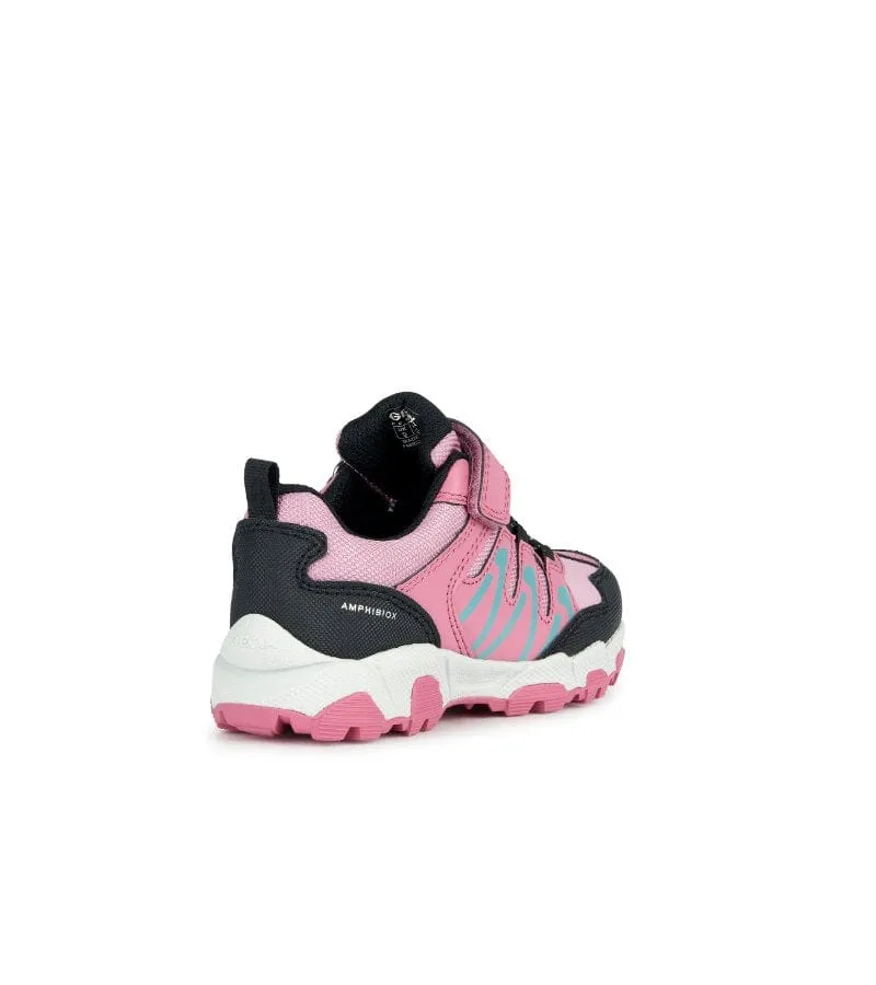 Geox Junior Girls Pink Runners J264LA