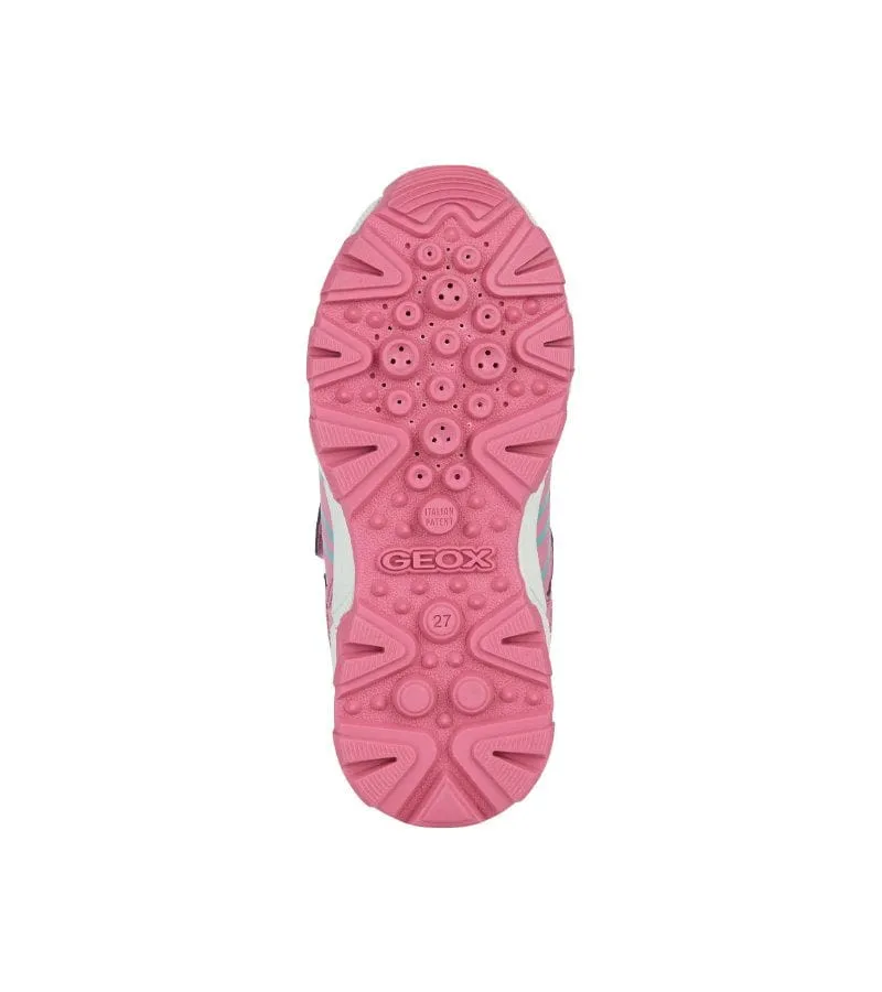 Geox Junior Girls Pink Runners J264LA