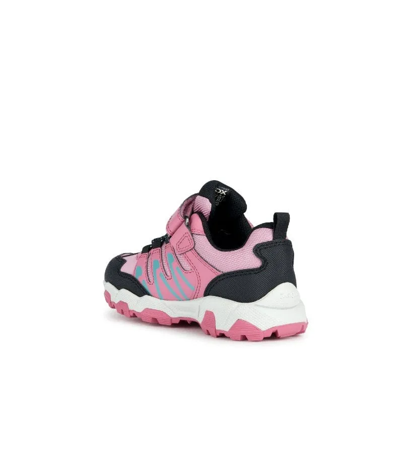 Geox Junior Girls Pink Runners J264LA