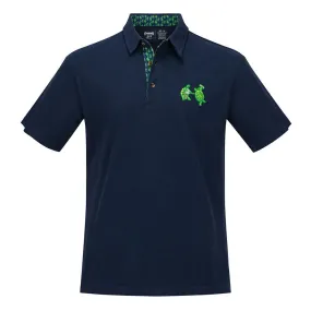 Grateful Dead | Pique Polo | Navy with Turtles