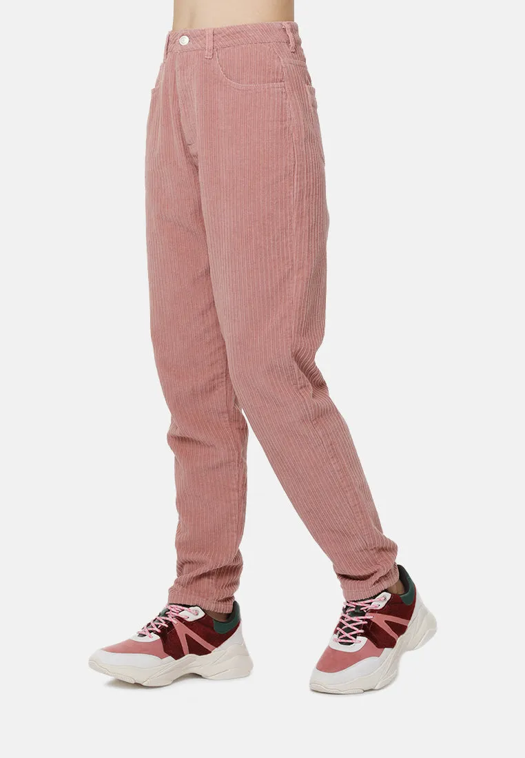 high waist corduroy pants