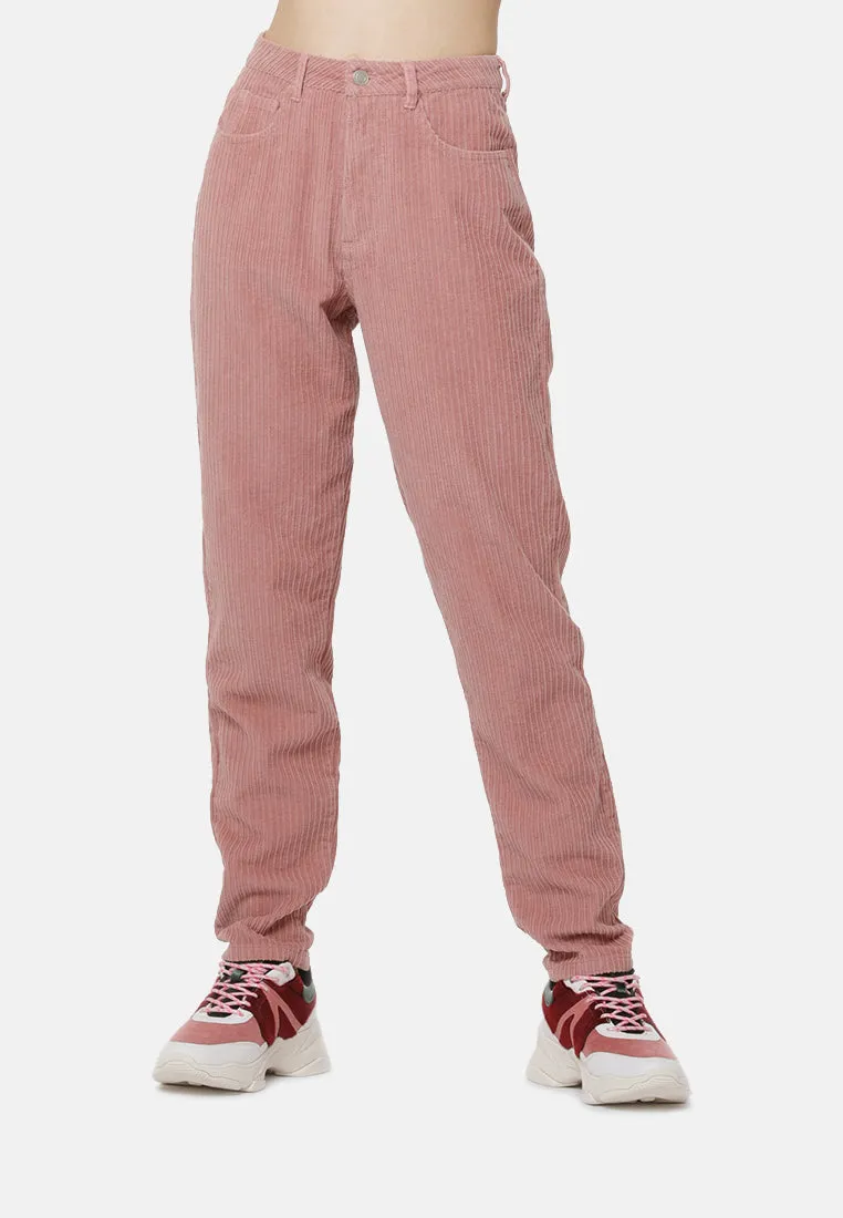 high waist corduroy pants