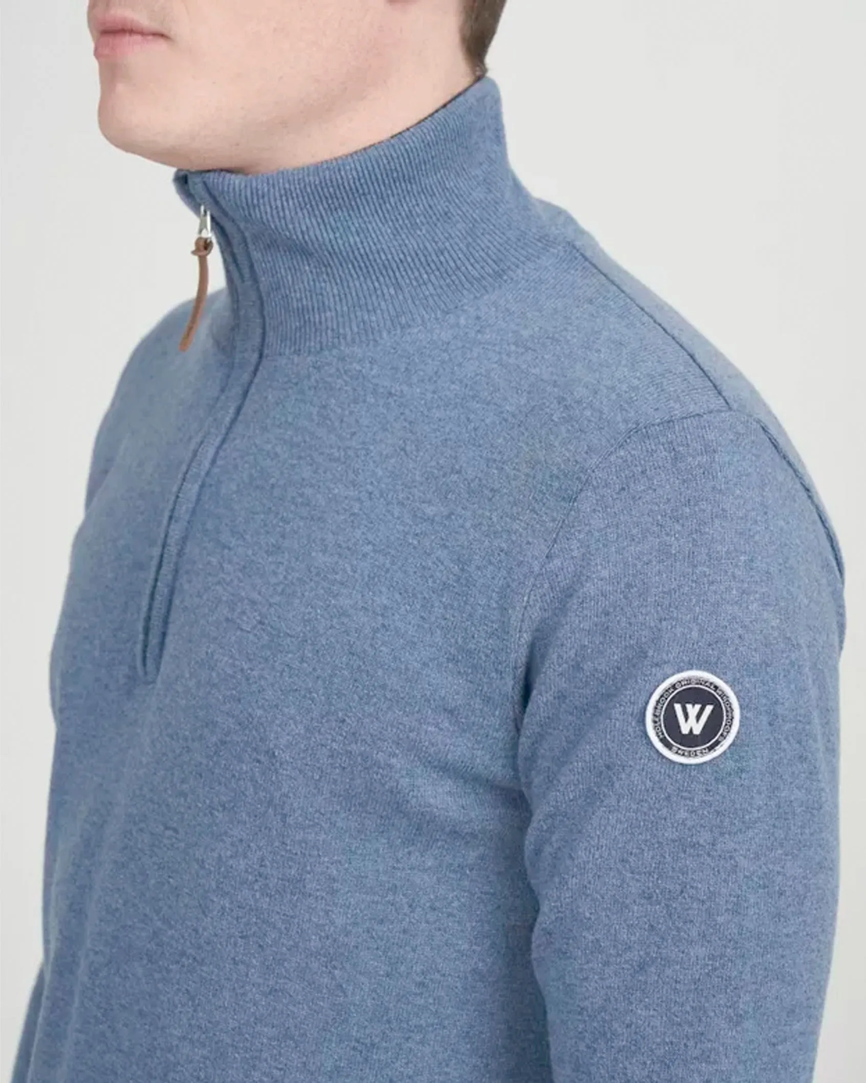 HOLEBROOK Stellan T-Neck Windproof - Fade Blue