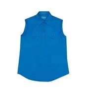 Just Country Womens Sleeveless Half Button Workshirts