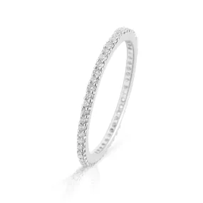 Lajoux Eternity Diamond Ring White Gold