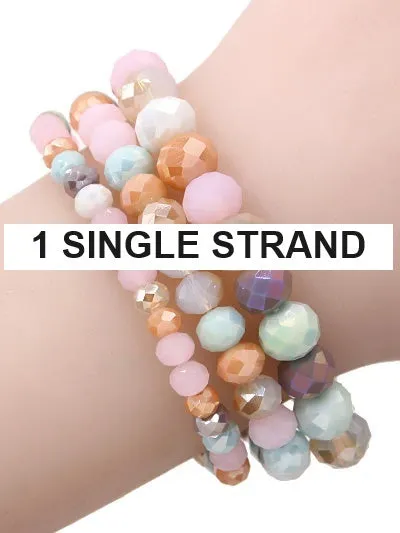 Lavender & Mint Crystal Bracelets( 1pc-3pc)