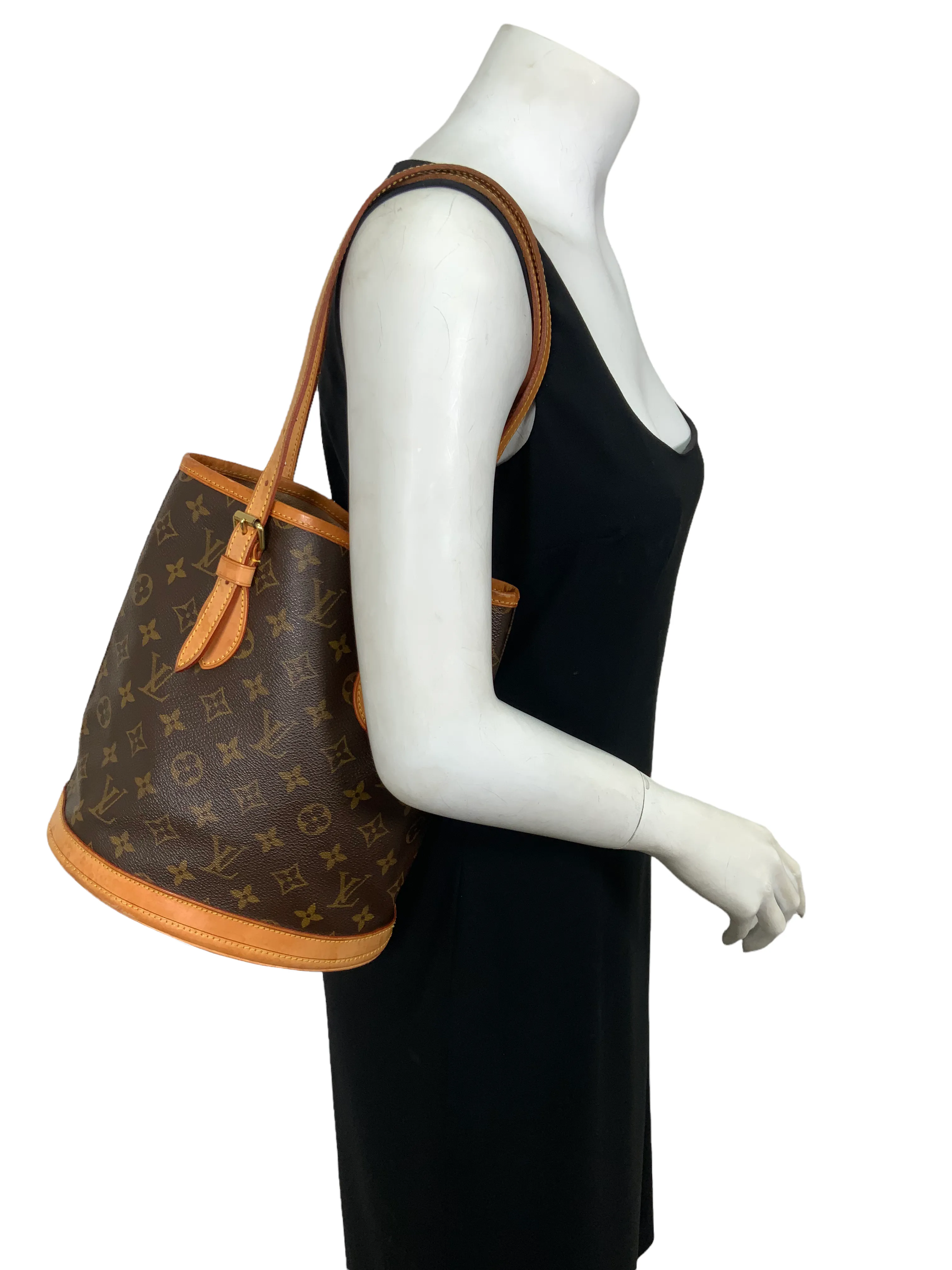 Louis Vuitton Monogram Petit Bucket Bag