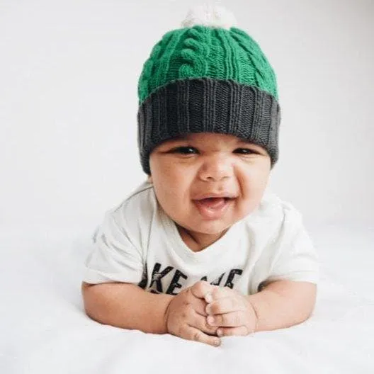 Mosh Pit Knitted Beanie - Emerald