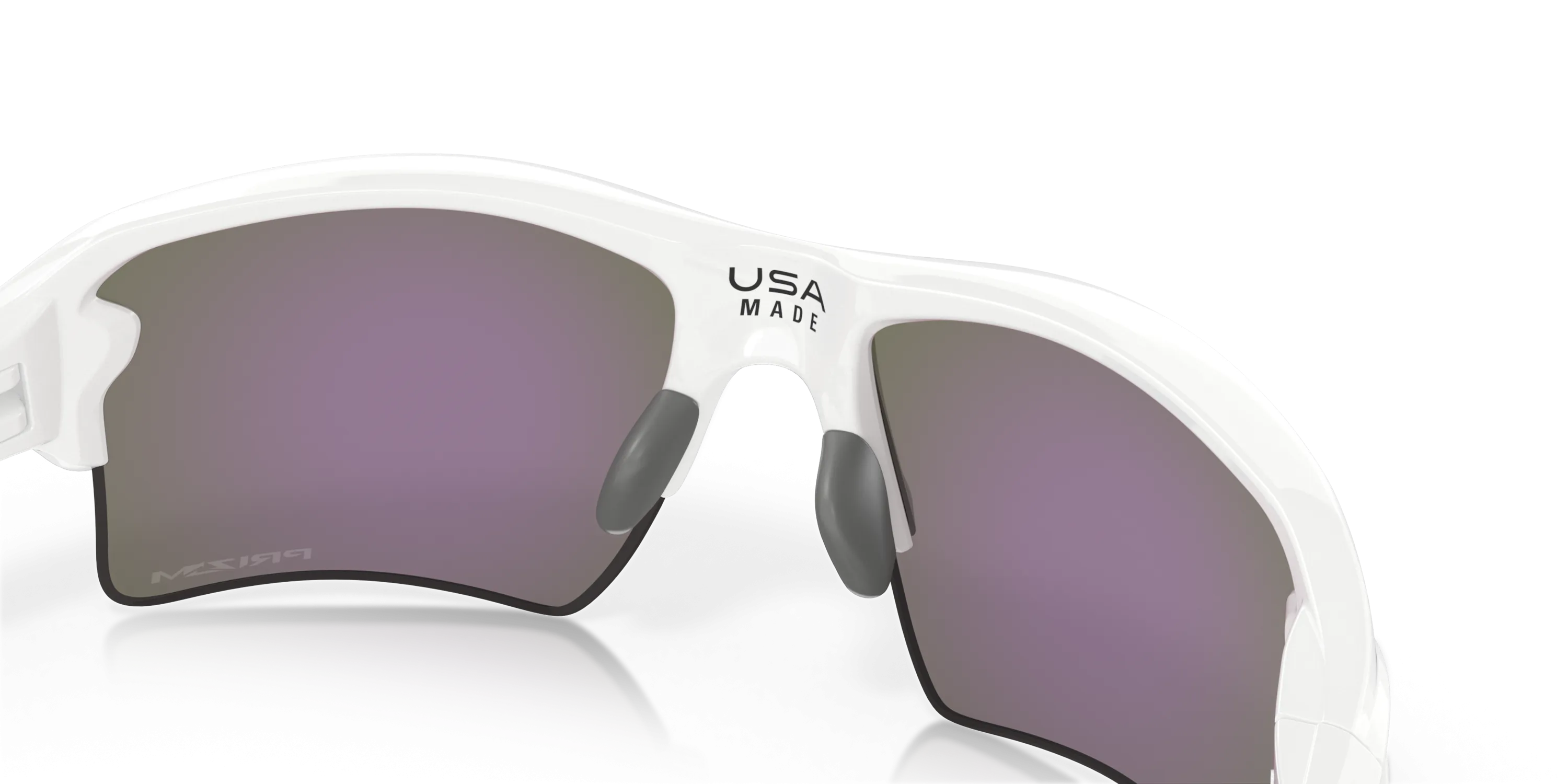 Oakley Flak Prizm Jade Lenses - Polished White Frame