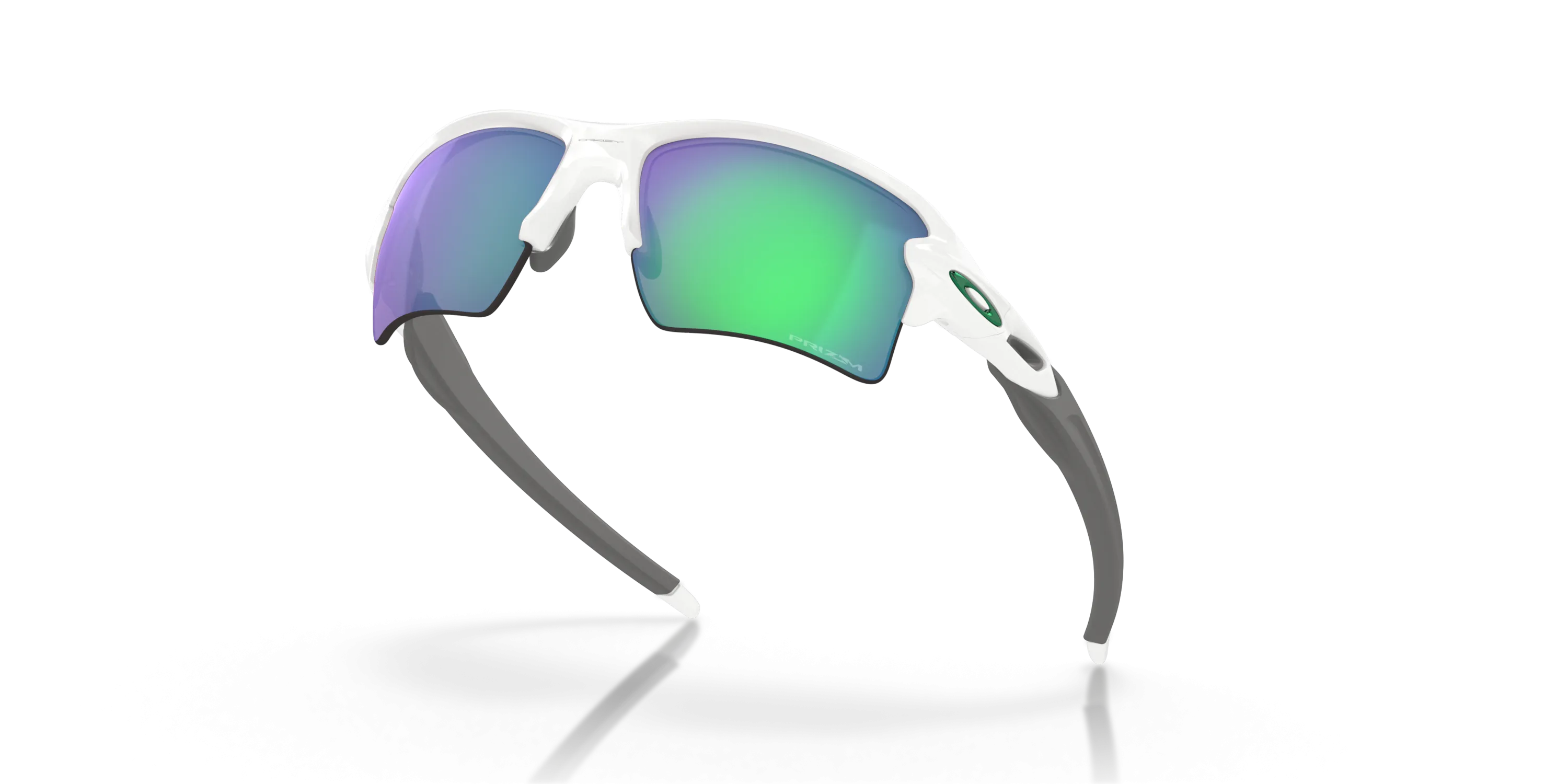 Oakley Flak Prizm Jade Lenses - Polished White Frame