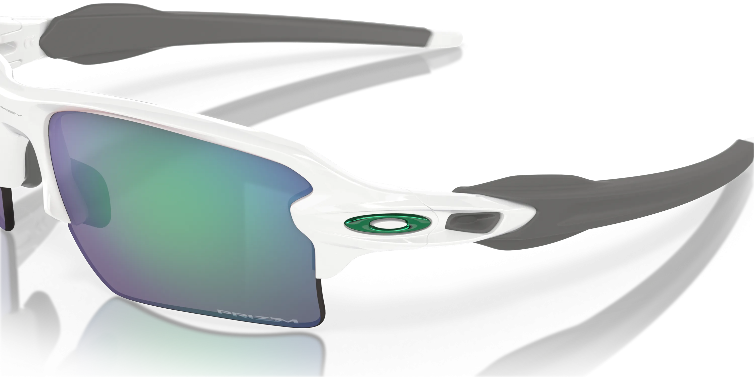 Oakley Flak Prizm Jade Lenses - Polished White Frame