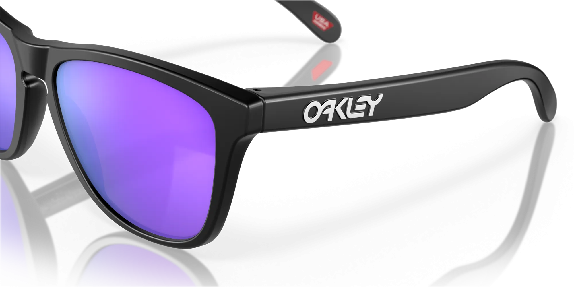 Oakley Frogskins Prizm Violet Lenses Matte Black Frame