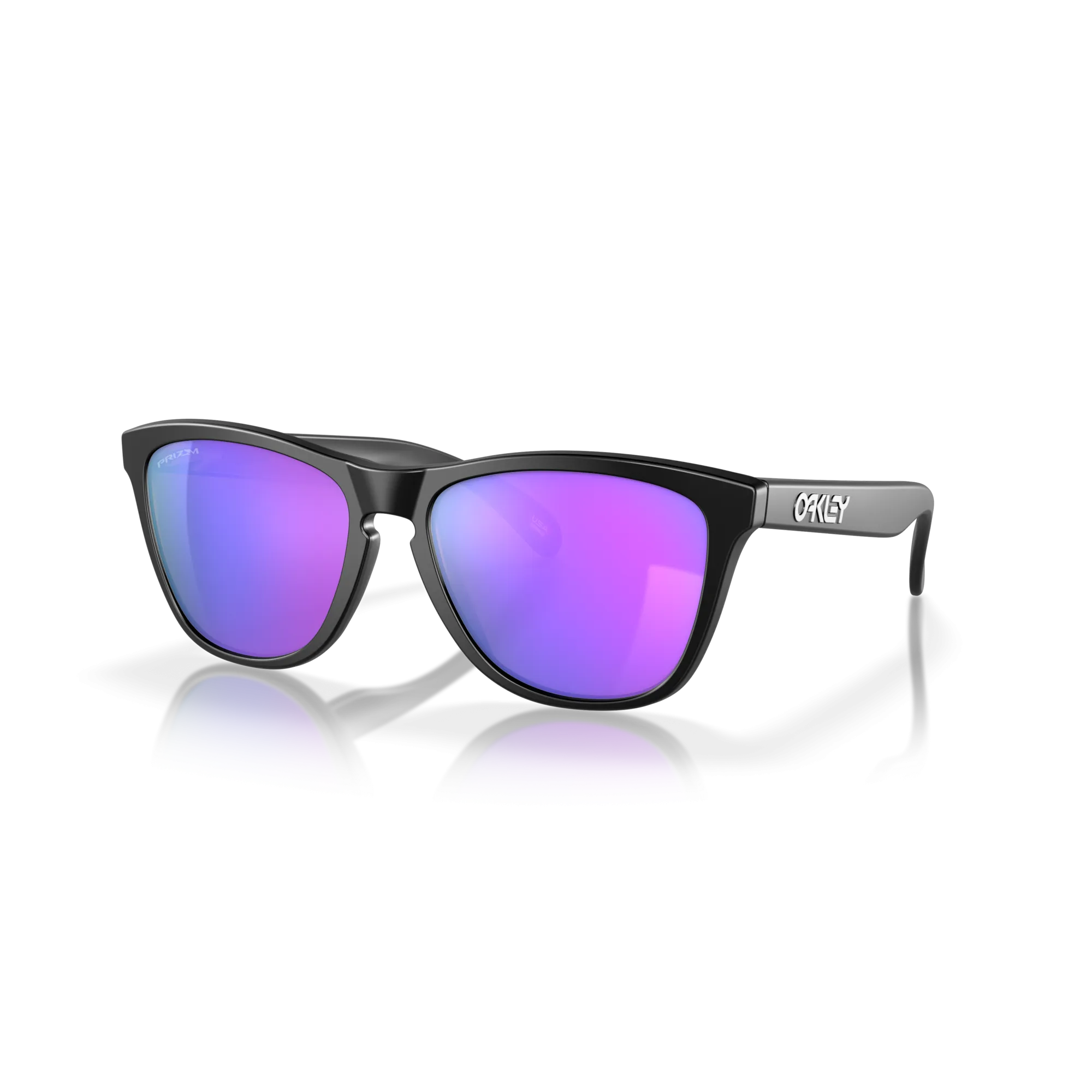 Oakley Frogskins Prizm Violet Lenses Matte Black Frame