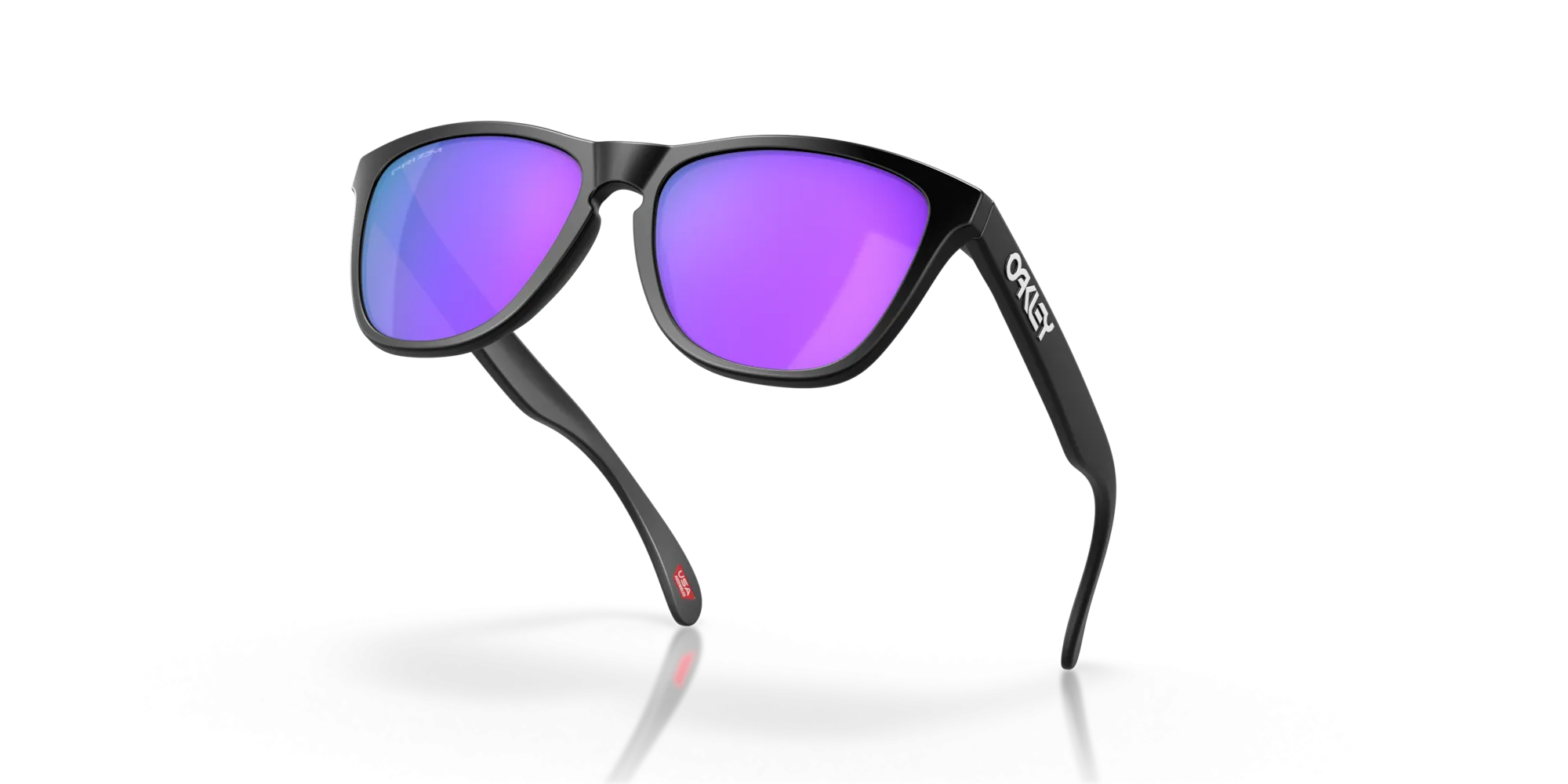 Oakley Frogskins Prizm Violet Lenses Matte Black Frame