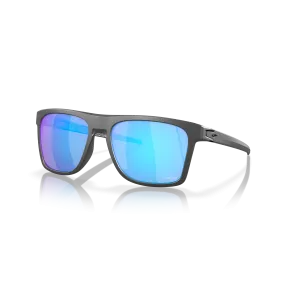 Oakley Leffingwell Maverick Vinales Collection Prizm Sapphire Lenses - Matte Dark Grey Frame