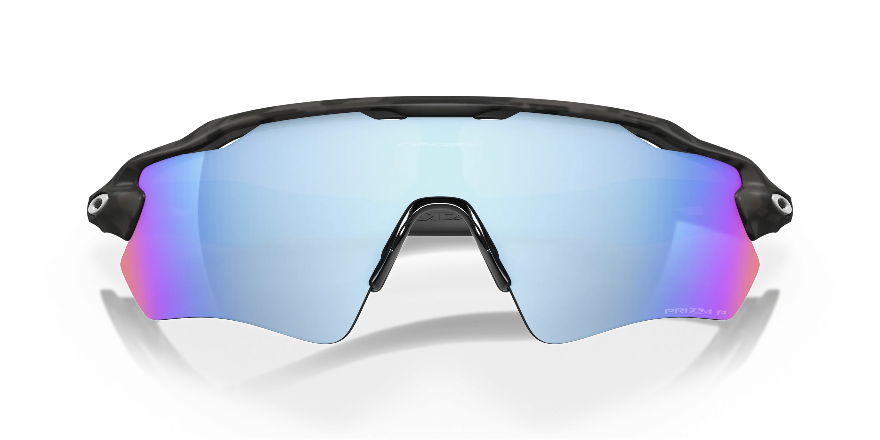 Oakley Radar Prizm Deep Water Polarized Lenses - Matte Black Camo Frame