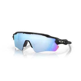 Oakley Radar Prizm Deep Water Polarized Lenses - Matte Black Camo Frame